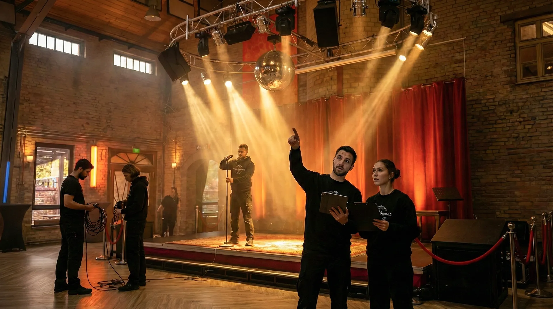 Veranstaltungstechnik Berlin: High-End Licht-Rigg und Funktion-One Sound im XELOR Kesselhaus